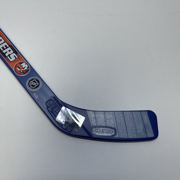 NHL Officially New York Islanders Mini Hockey Stick USA Made Blue Sher-Wood NEW - Picture 3 of 5